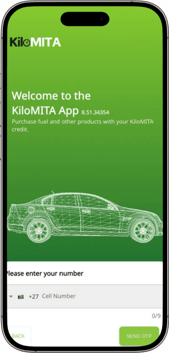 kilomita app screen